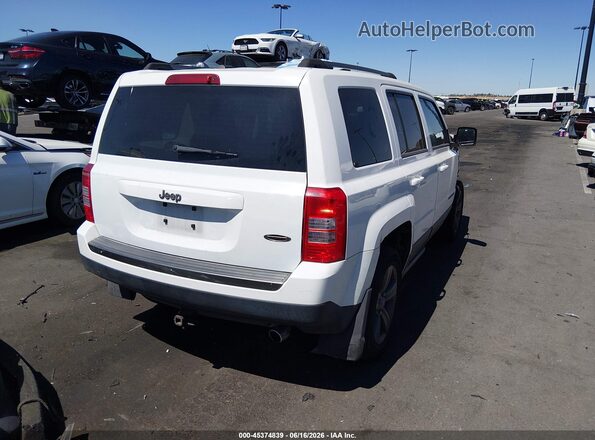 1C4NJPBA7GD803795 2016 JEEP PATRIOT Белый Задняя правая четверть