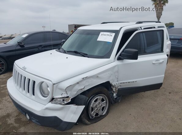 1C4NJPBA8GD524761 2016 JEEP PATRIOT White Առջևի ձախ երեք քառորդ տեսարան