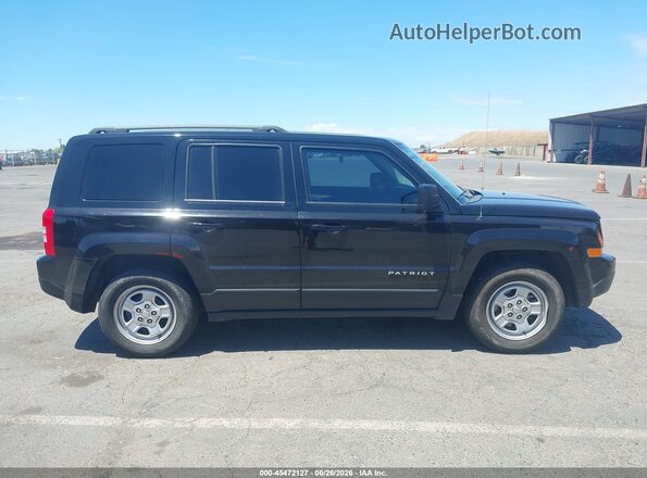 1C4NJPBA8GD537266 2016 JEEP PATRIOT Black უკანა სალონის ხედი