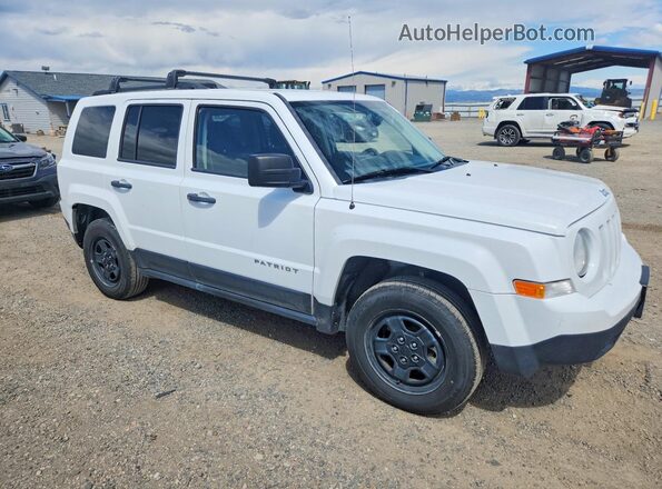 1C4NJPBA8GD787266 2016 JEEP PATRIOT Белый Передняя правая четверть