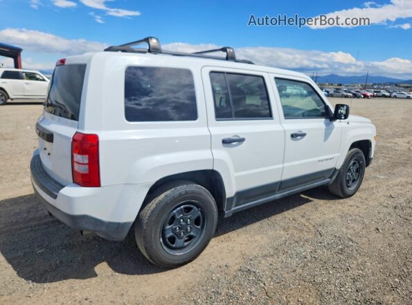1C4NJPBA8GD787266 2016 JEEP PATRIOT Белый Задняя правая четверть