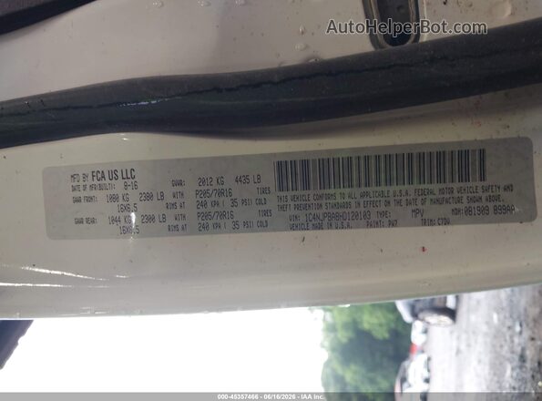 1C4NJPBA8HD120103 2017 JEEP PATRIOT White Շարժիչի բաժամունքի տեսք