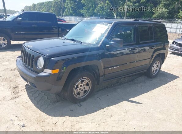 1C4NJPBA8HD150329 2017 JEEP PATRIOT Black Przód lewy