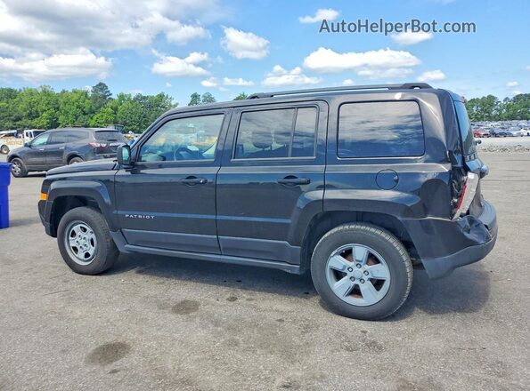 1C4NJPBA8HD156485 2017 JEEP PATRIOT Черный Задняя левая четверть
