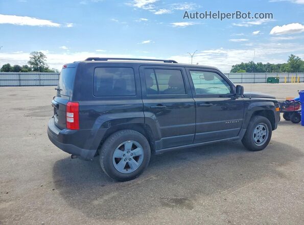 1C4NJPBA8HD156485 2017 JEEP PATRIOT Черный Задняя правая четверть