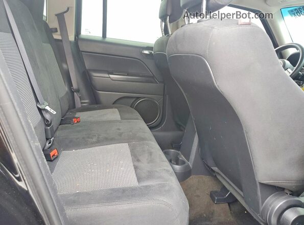 1C4NJPBA9GD669534 2016 JEEP PATRIOT Black უკანა სავარძლების ხედი