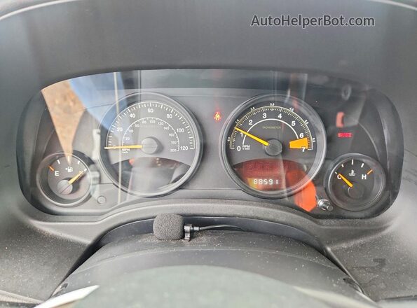 1C4NJPBA9GD799975 2016 JEEP PATRIOT Black Вид щитка приладів