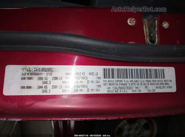 1C4NJPBAXGD783431 2016 JEEP PATRIOT Red 