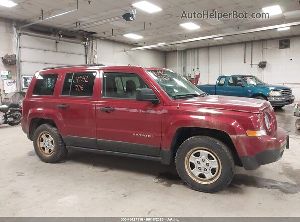1C4NJPBAXGD783431 2016 JEEP PATRIOT Red 