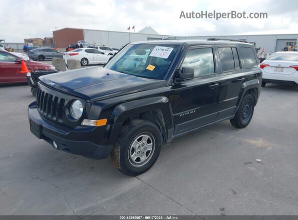 1C4NJPBAXHD119373 2017 JEEP PATRIOT Black Przód lewy
