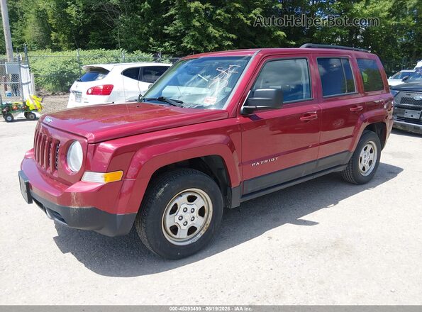 1C4NJPBAXHD150560 2017 JEEP PATRIOT Red Front left