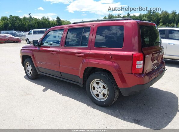 1C4NJPBAXHD150560 2017 JEEP PATRIOT Red Rear left