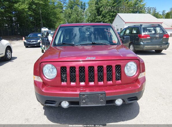 1C4NJPBAXHD150560 2017 JEEP PATRIOT Red Instrument cluster view