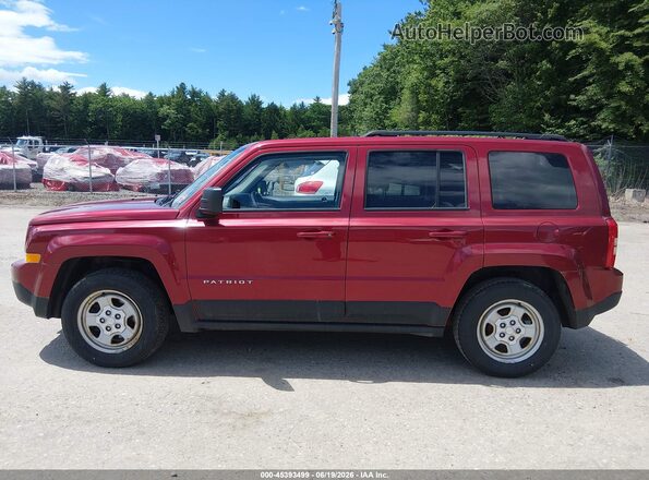 1C4NJPBAXHD150560 2017 JEEP PATRIOT Red 360 interior view