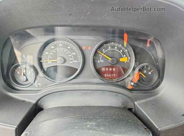 1C4NJPBAXHD211339 2017 JEEP PATRIOT White ხელსაწყოთა პანელის ხედი