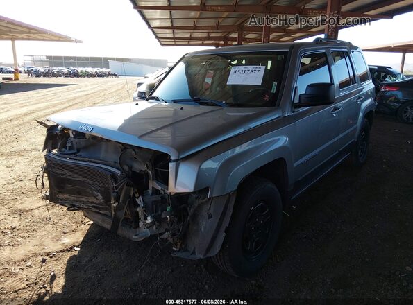 1C4NJPBB3HD173400 2017 JEEP PATRIOT Silver წინა მარცხენა ხედი სამი მეოთხედიდან