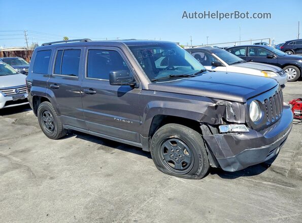 1C4NJPBB4GD735898 2016 JEEP PATRIOT Gray Przód prawy