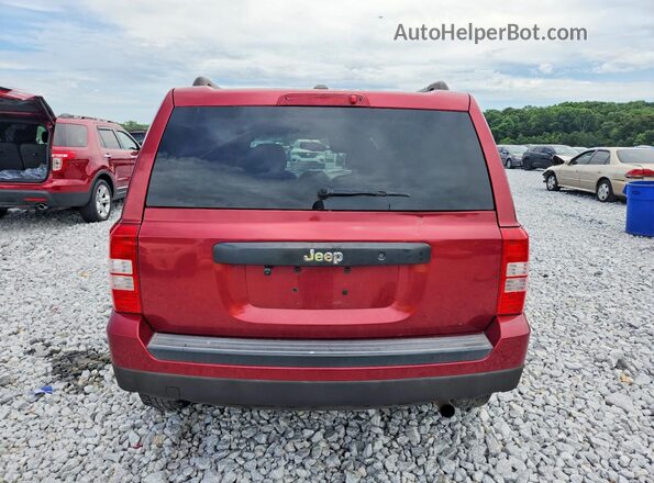 1C4NJPBB4HD201396 2017 JEEP PATRIOT Red Rear view
