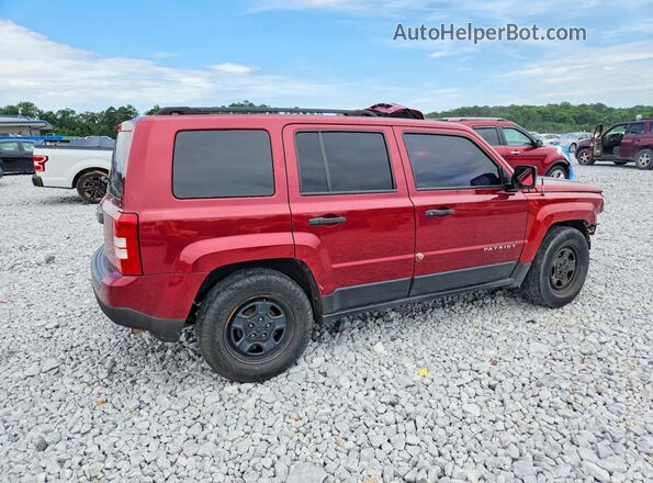 1C4NJPBB4HD201396 2017 JEEP PATRIOT Red Rear right