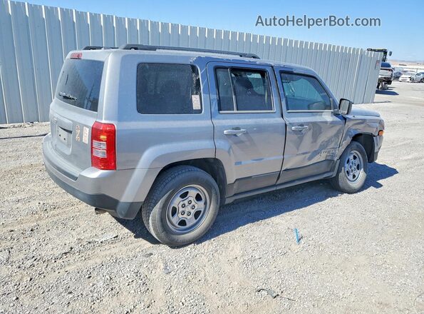 1C4NJPBB5GD543812 2016 JEEP PATRIOT Серый Задняя правая четверть