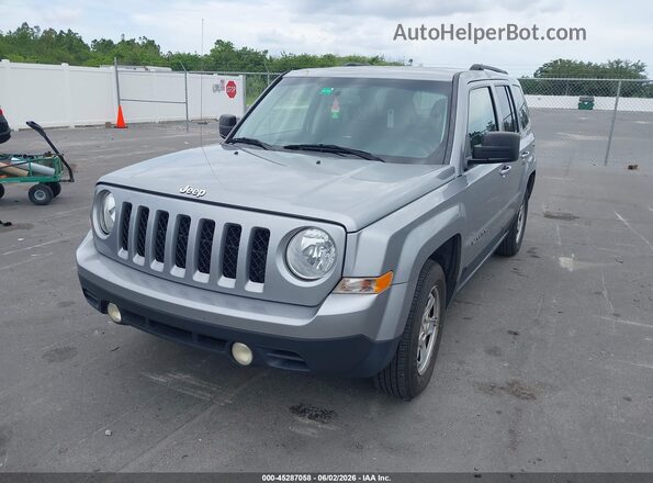 1C4NJPBB8GD777863 2016 JEEP PATRIOT Silver Առջևի ձախ երեք քառորդ տեսարան