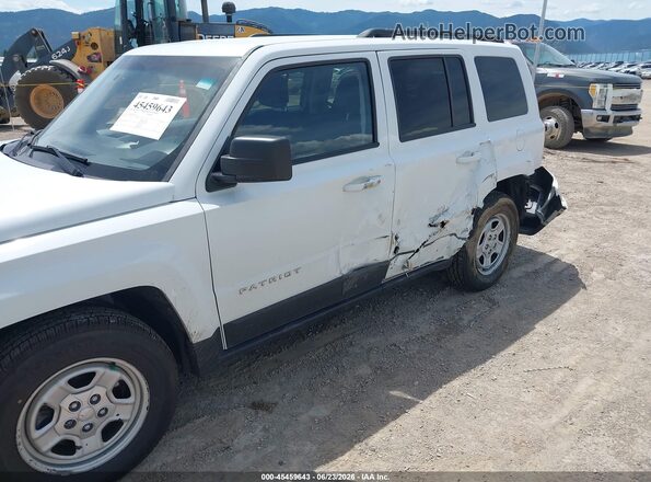 1C4NJPBB9GD809381 2016 JEEP PATRIOT White წინა ხედი