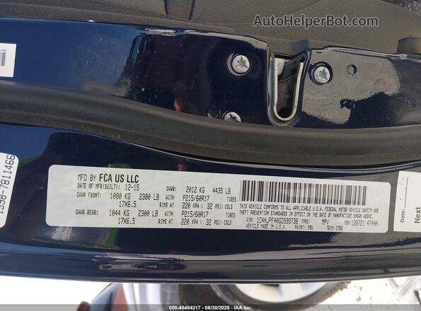 1C4NJPFA0GD599738 2016 JEEP PATRIOT Blue Շարժիչի բաժամունքի տեսք