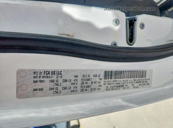 1C4NJPFA4GD621045 2016 JEEP PATRIOT White 