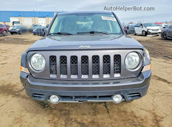 1C4NJPFA6GD699164 2016 JEEP PATRIOT Gray Front view