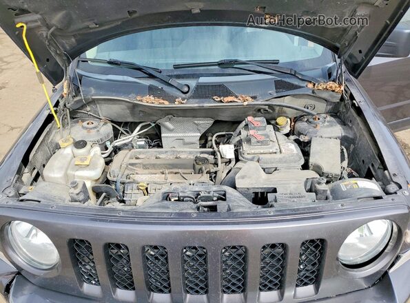 1C4NJPFA6GD699164 2016 JEEP PATRIOT Gray Engine compartment view