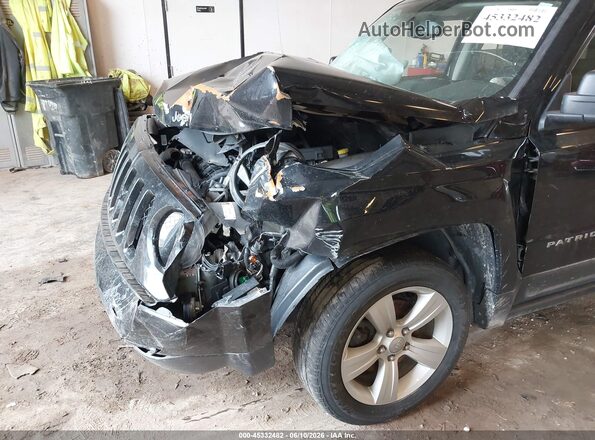 1C4NJPFB4HD184612 2017 JEEP PATRIOT Black Front view