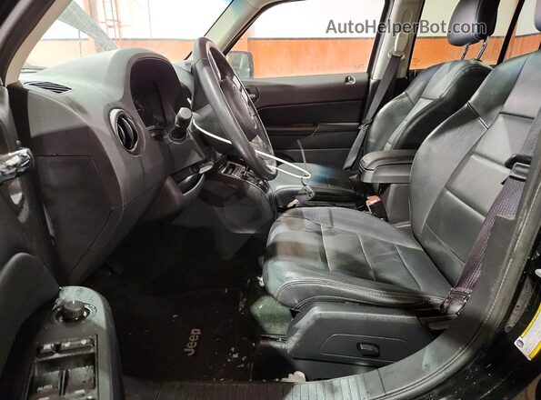 1C4NJRAB4GD684075 2016 JEEP PATRIOT Black Widok wnętrza z przodu