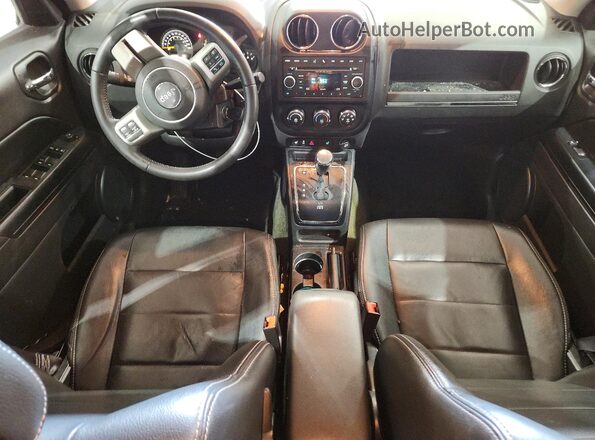 1C4NJRAB4GD684075 2016 JEEP PATRIOT Black Widok deski rozdzielczej