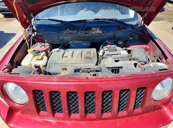 1C4NJRAB6GD510878 2016 JEEP PATRIOT Красный Вид подкапотного пространства