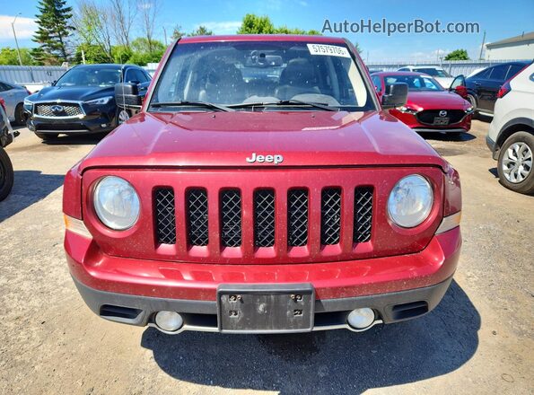 1C4NJRAB6GD510878 2016 JEEP PATRIOT Красный Вид спереди
