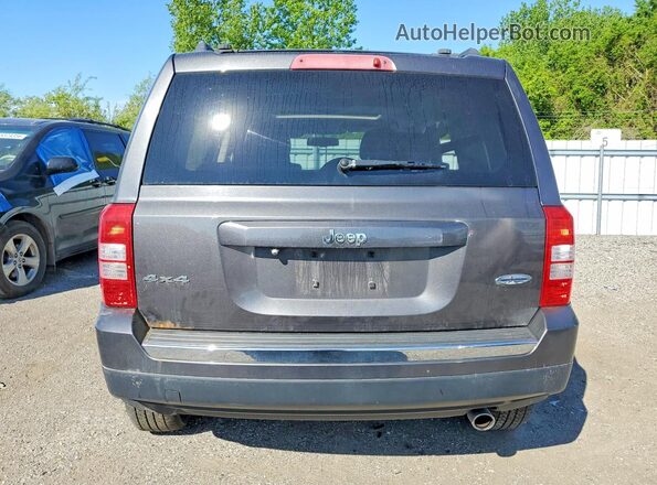 1C4NJRAB7GD798619 2016 JEEP PATRIOT Gray Вид ззаду