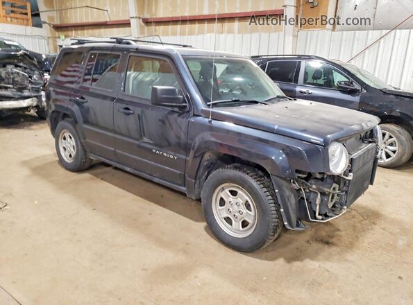 1C4NJRBB3GD522355 2016 JEEP PATRIOT Black Передня права чверть