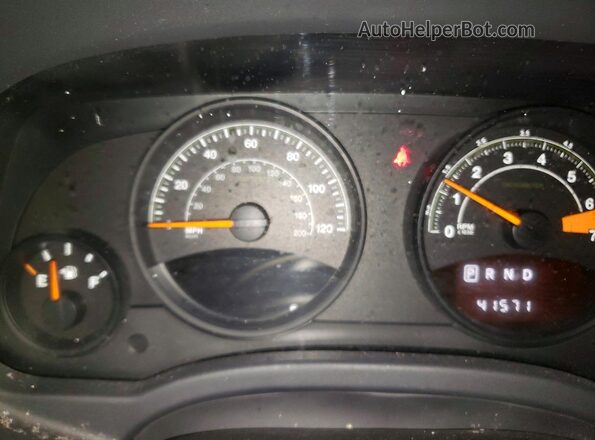 1C4NJRBB3GD522355 2016 JEEP PATRIOT Black Вид щитка приладів