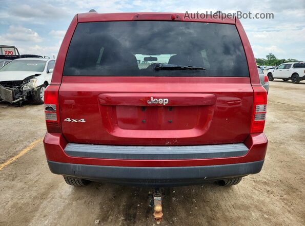 1C4NJRBB4GD545451 2016 JEEP PATRIOT Red Rear view