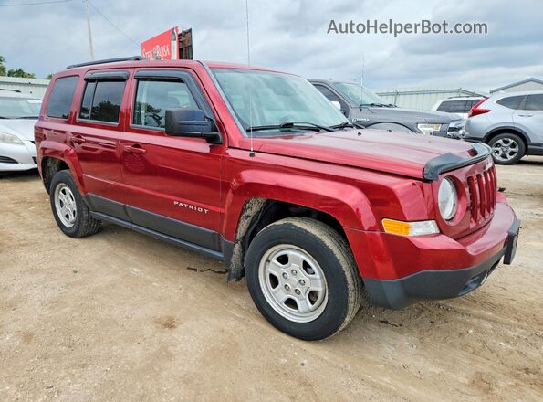 1C4NJRBB4GD545451 2016 JEEP PATRIOT Red Front right