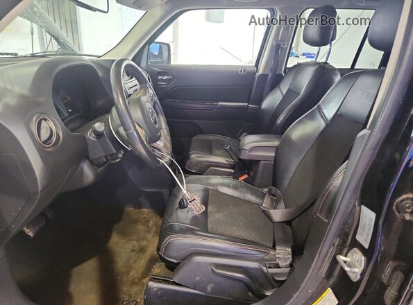 1C4NJRBB4HD114271 2017 JEEP PATRIOT Black წინა სალონის ხედი