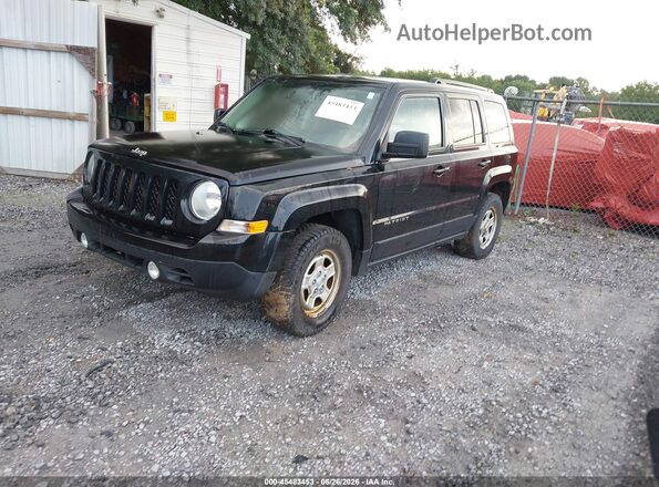 1C4NJRBB6GD566396 2016 JEEP PATRIOT Black Առջևի ձախ երեք քառորդ տեսարան