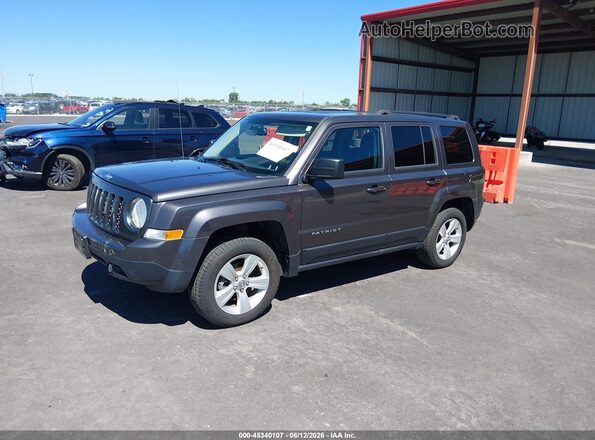 1C4NJRBB6HD163830 2017 JEEP PATRIOT Серый Передняя левая четверть