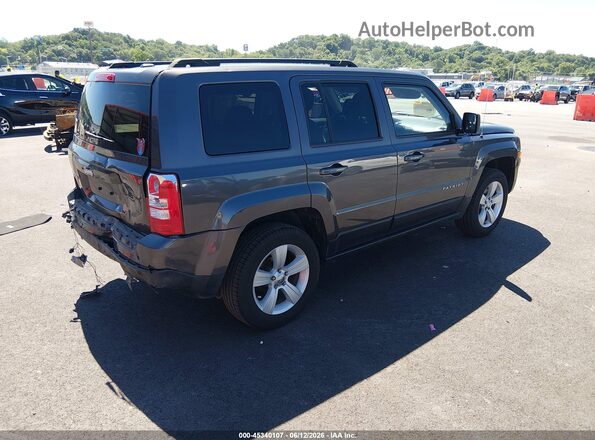 1C4NJRBB6HD163830 2017 JEEP PATRIOT Серый Задняя правая четверть