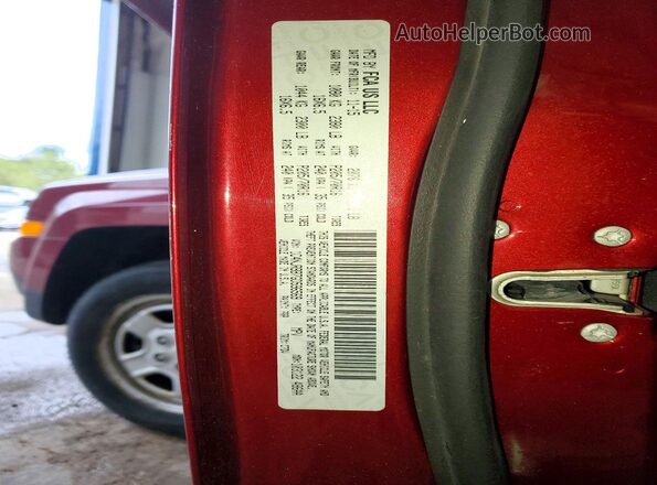 1C4NJRBB7GD596569 2016 JEEP PATRIOT Red 