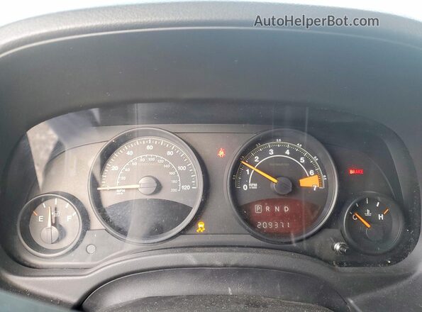1C4NJRBB7GD668712 2016 JEEP PATRIOT Silver Вид щитка приладів