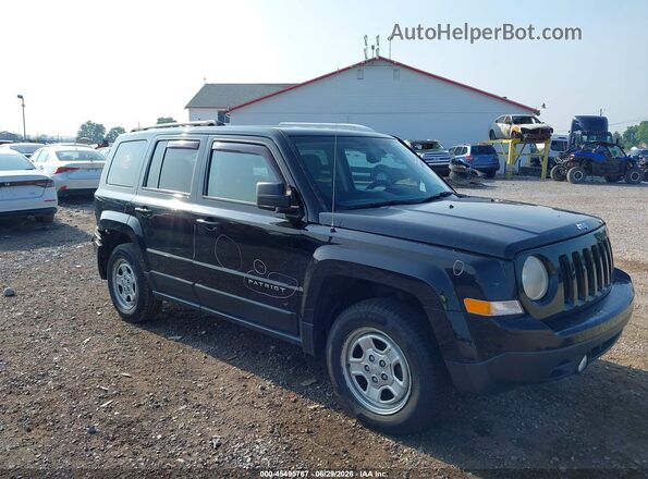 1C4NJRBB7GD780569 2016 JEEP PATRIOT Black Widok z przodu