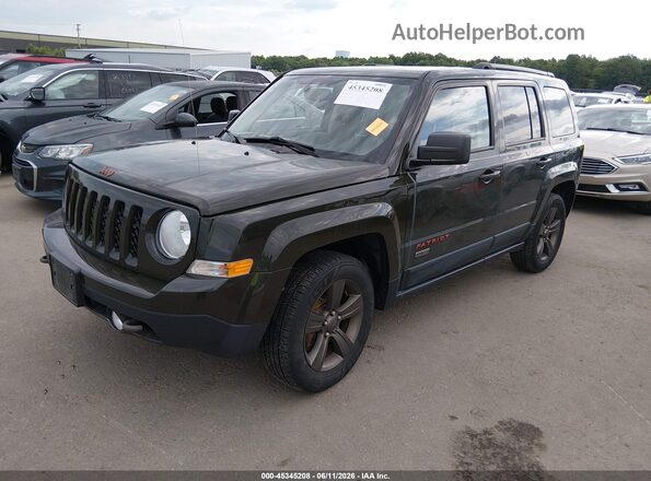 1C4NJRBB7HD165702 2017 JEEP PATRIOT Green წინა მარცხენა ხედი სამი მეოთხედიდან