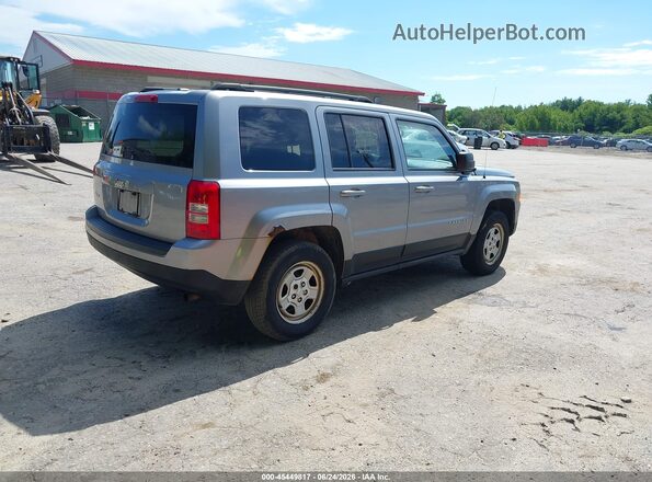 1C4NJRBB8GD518527 2016 JEEP PATRIOT Серебряный Задняя правая четверть