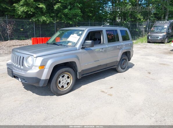 1C4NJRBB8GD518527 2016 JEEP PATRIOT Серебряный Передняя левая четверть